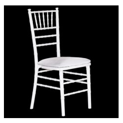 White Chiavari Chair with seating cushion for rent in Dubai, Abu Dhabi and UAE