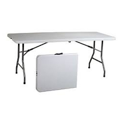 Folding Banquet Table - Rectangle for rent near me in Dubai, Abu Dhabi, Sharjah and UAE