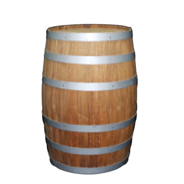 Wooden Barrel Cocktail Table for Event Rental