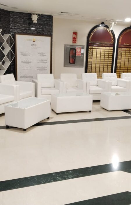 VIP One Seater Sofa and Alfa Coffee Table for rent in Dubai, Abu Dhabi and UAE