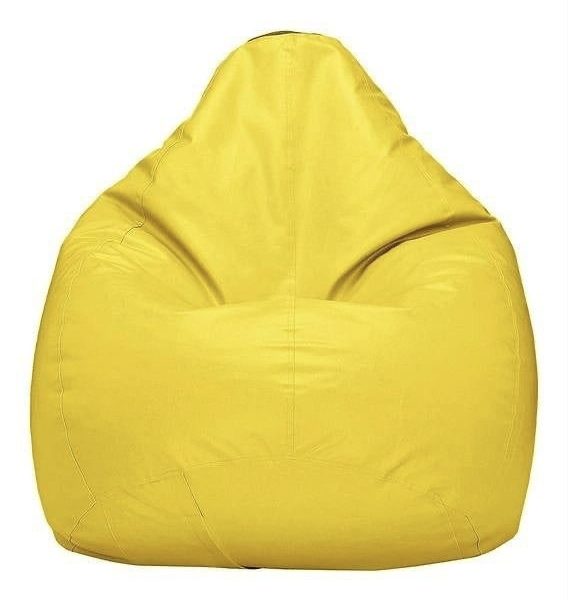 Yellow Bean Bag for rent in Dubai by Qamar Event Rentals the best top number one event furniture rental