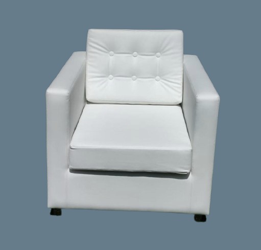 Single-seater sofas for rent in Dubai, Abu Dhabi, Sharjah, Ajman, and the UAE, including white, VVIP, and stylish designs. Ideal for events and gatherings.