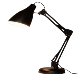 Study lamp available for rent in Dubai, providing stylish and functional lighting for events.