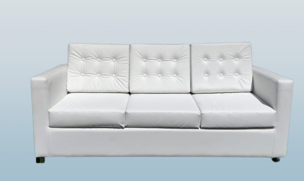 3-seater sofas available for rent in Dubai for events and gatherings.