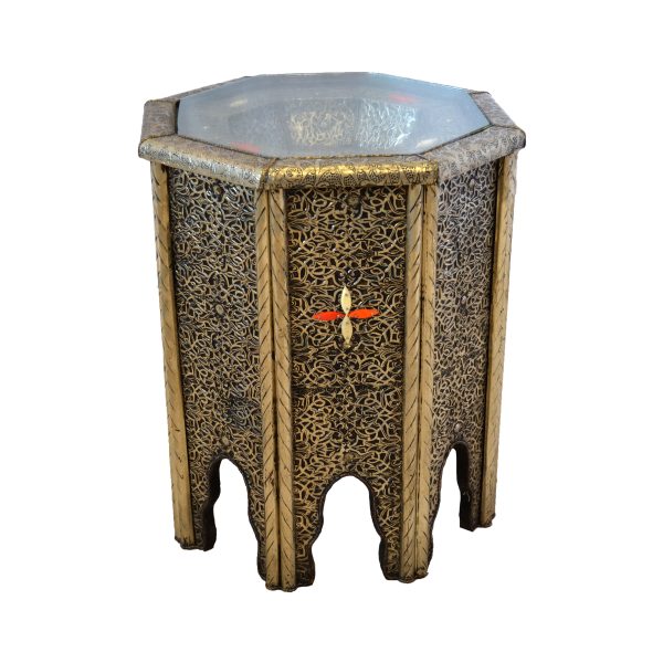 Hexagon Moroccan Coffee Table for Rent in Dubai, Abu Dhabi, Sharjah, UAE by Qamar Event Rentals