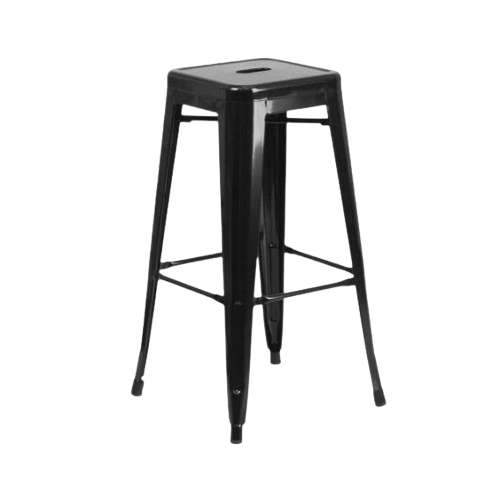 Premium Tolix bar stools available for rent from Qamar Event Rentals in Dubai. Ideal for events and stylish gatherings across UAE.