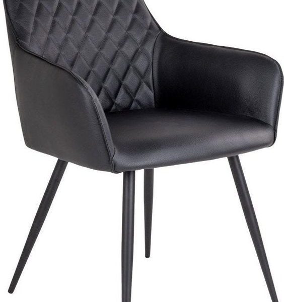 Diamond Oslo Black Arm Chair available for rent from Qamar Event Rentals in Dubai. Ideal for adding elegance and luxury to any event.