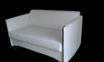 Bright White Double Seater Executive Sofa for Rent in Dubai & UAE by Qamar Events