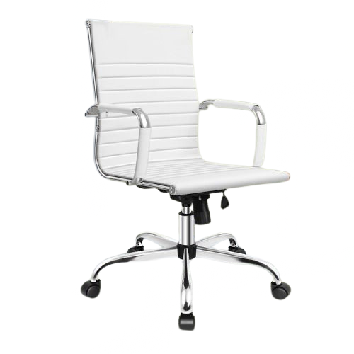 White Office Chair from Qamar Event Rentals - Stylish and Ergonomic for Events in Dubai & UAE