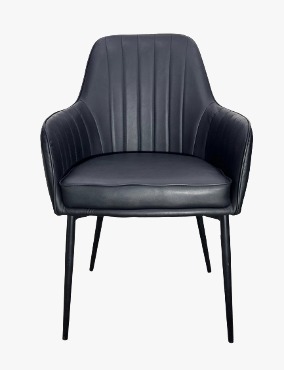 Oslo Black Armchair available for rent from Qamar Event Rentals in Dubai, Abu Dhabi, Sharjah, Ajman, Ras Al Khaimah, Fujairah, and Umm Al Quwain.