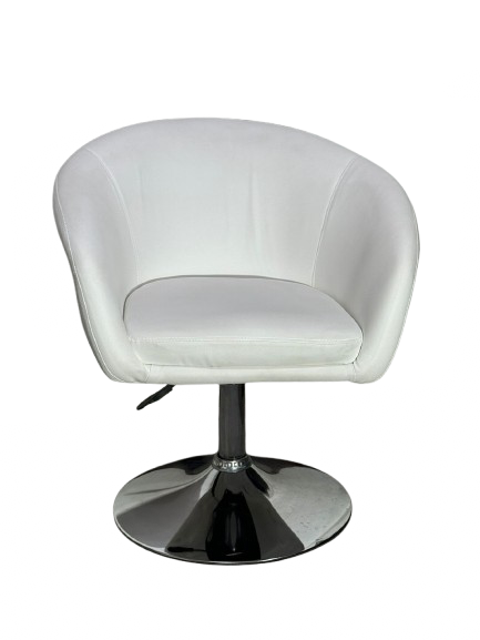 Tub Chair in White available for rent from Qamar Event Rentals in Dubai, Abu Dhabi, Sharjah, Ajman, Ras Al Khaimah, Fujairah, and Umm Al Quwain.