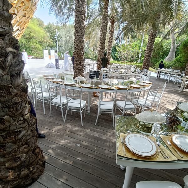 Qamar Pie Table by Qamar Events - original supplier in Dubai, Abu Dhabi and UAE.