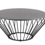 Round Black Wire Coffee Table