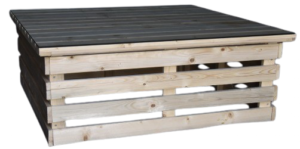 CRATE SQUARE COFFEE  TABLE