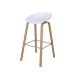 GLOKY BAR STOOL - WHITE