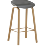 GLOKY BAR STOOL - GREY