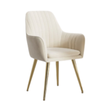 ELZEN BEIGE ARM CHAIR