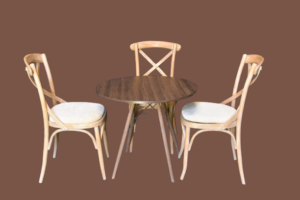 TULIP MEETING TABLE BROWN - Image 2