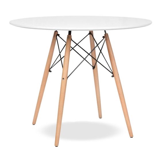 Scandavian-Meeting-Dining-Table-for-rent-in-Dubai-Abu-Dhabi-and-UAE.jpeg Scandinavian Round Dining Table - Image 1