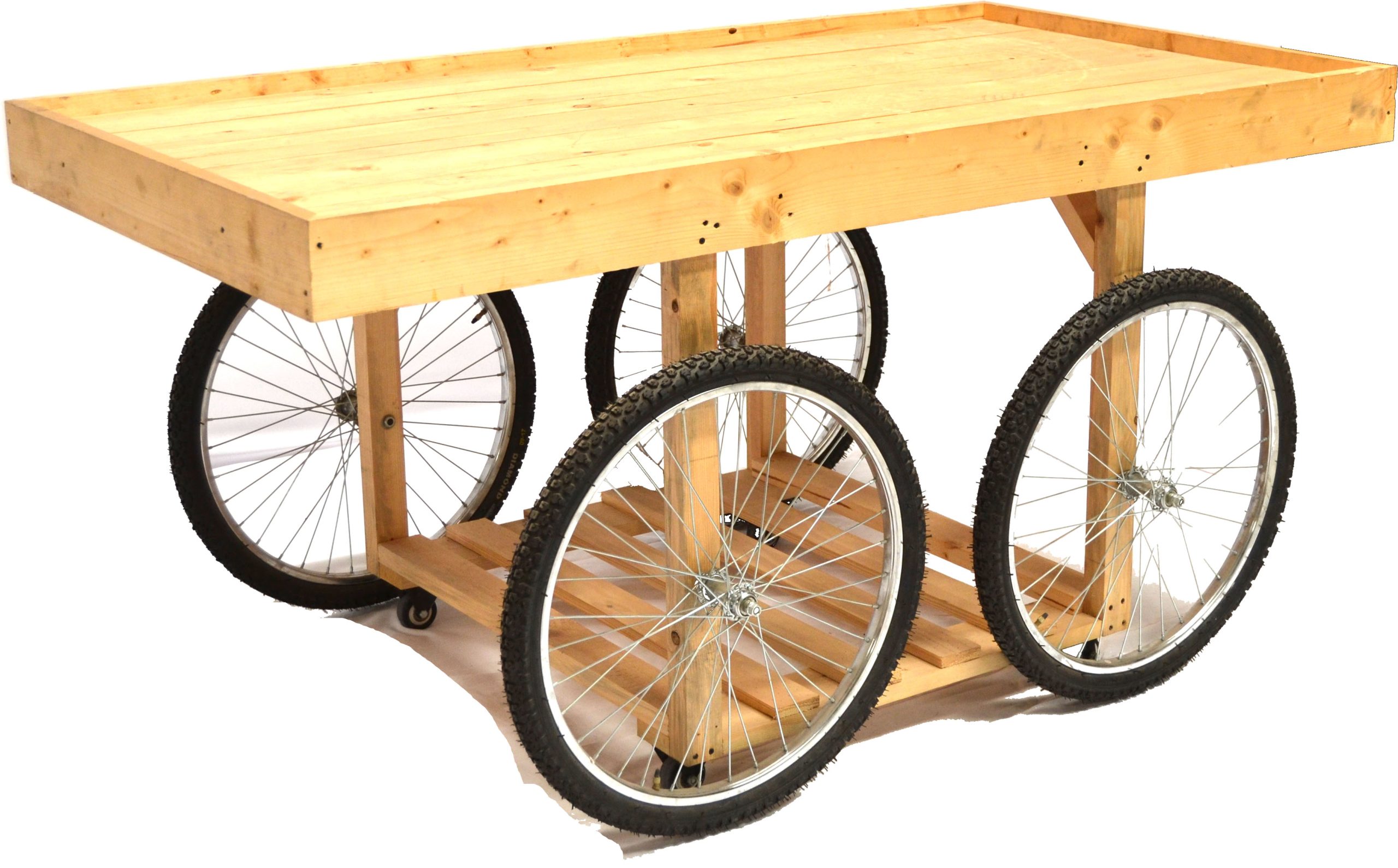 Wooden-Cart-1-scaled-1.jpg Wooden Rustic Cart - Image 1