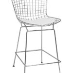 Silver Wire Bar Stool